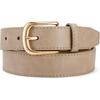 JASGOOD Women Leather Belt with Gold Buckle Vintage Elegant Casual Waist Belt for Jeans Pants