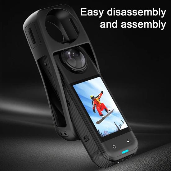 Camera Protective Cover Shockproof Impact Resistant Waterproof Anti-scratch Silicone Case for Insta360 X5