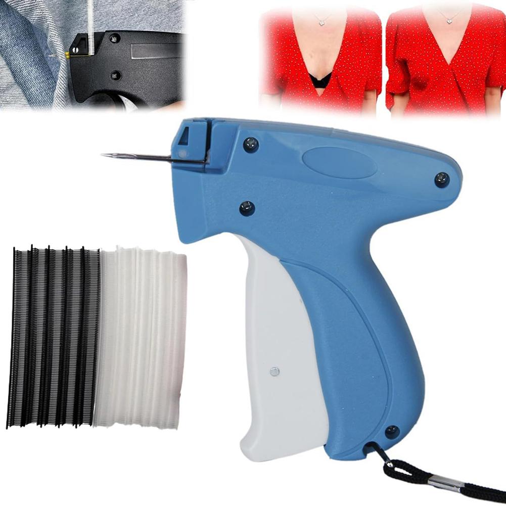 Пистолет для ценников с 6 иглами Мини-стежковый пистолет Стежковая подшивочная машина Инструмент для прикрепления бирок Швейная машина для одежды носков шляп