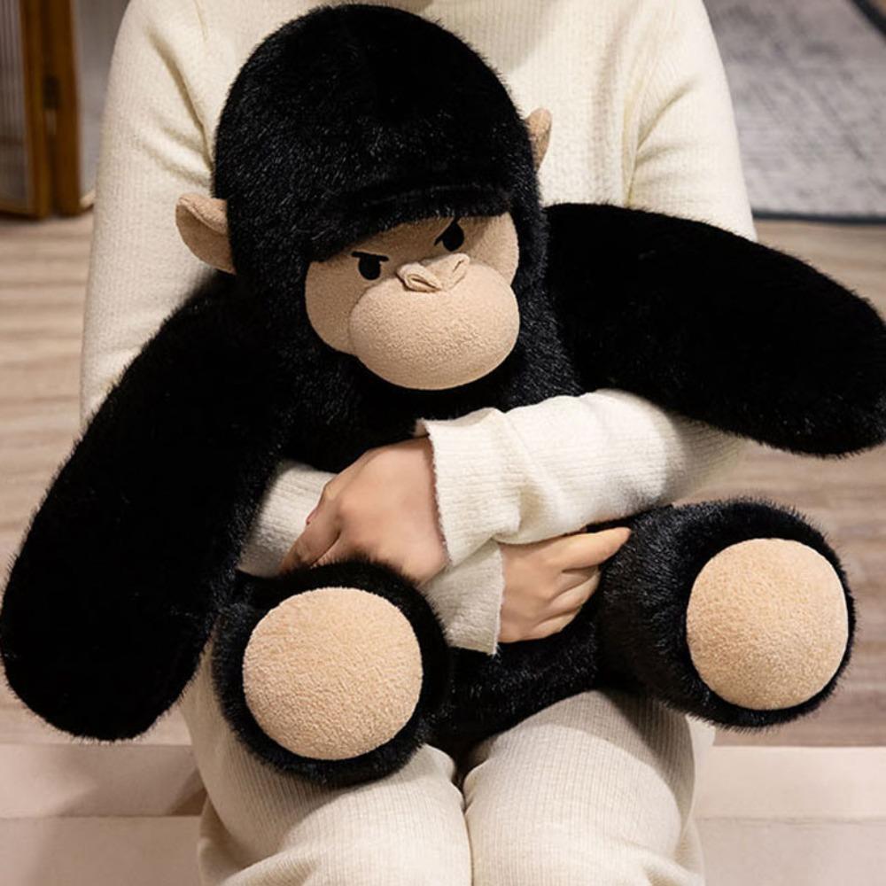 Ultra Soft Stuffed Gorilla Wild Zoo Chimpanzee Plush Doll Lovely Gift Plush Chimp Toy  Kids Toy