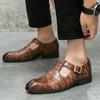 Fashion Trends 2024 New Brand Men's Baotou Leather Sandals Spring Summer Autumn Loafers Shoes Flats Black Business Party Loafers