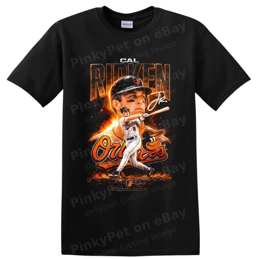Cal Ripken Jr Baltimore Orioles Baseball MLB Legend T Shirt Vintage Style Tee