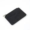 Modern faux leather card wallet (black) transportation card holder