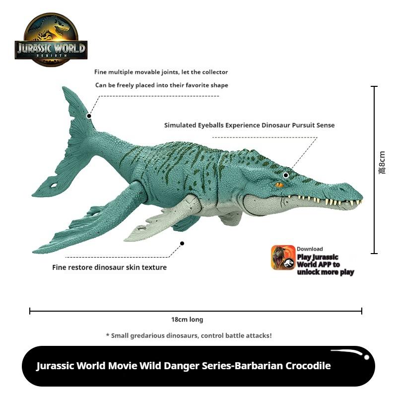 В наличии Mattel Мир Юрского периода: Rebirth 4 Фигурка Спинозавра Модель Имитация Модель Динозавра Игрушки Детский Подарок на День Рождения