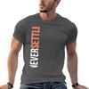 Never Settle Tshirt Basic Simple Casual Short Sleeve Tee