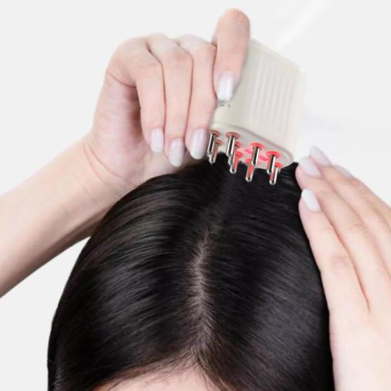 Электрический аппликатор масла для волос Follicle Activator для роста волос Водонепроницаемый массажер для волос