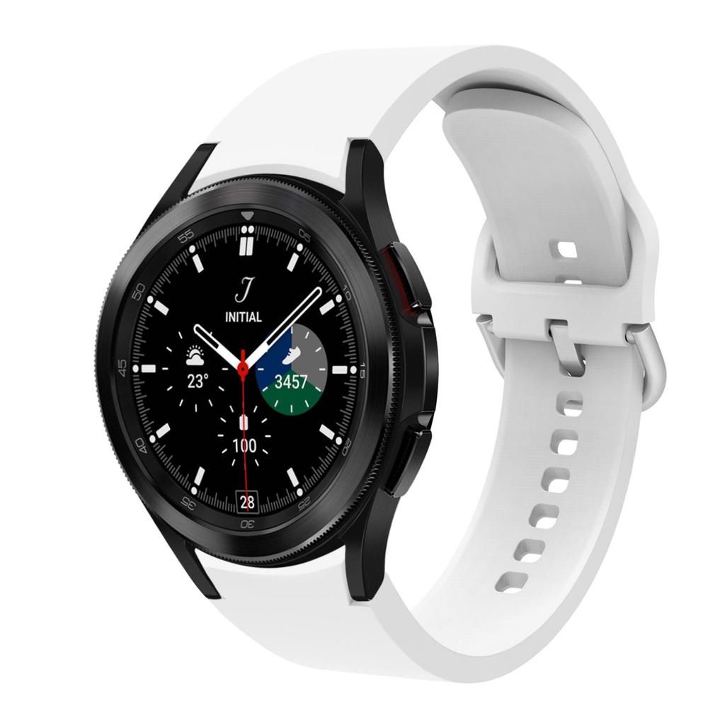 Силиконовый ремешок с пряжкой для Samsung Galaxy Watch 7/6/5 Pro и Watch 4
