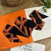 Б/у Твилли HERMES, Лента Болдюк, Шелковый платок, Узор с логотипом