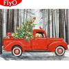 Diamond Painting Christmas Tree Full Square Diamond Embroidery Car Cross Stitch Winter Kit Mosaic Landscape Handmade Gift