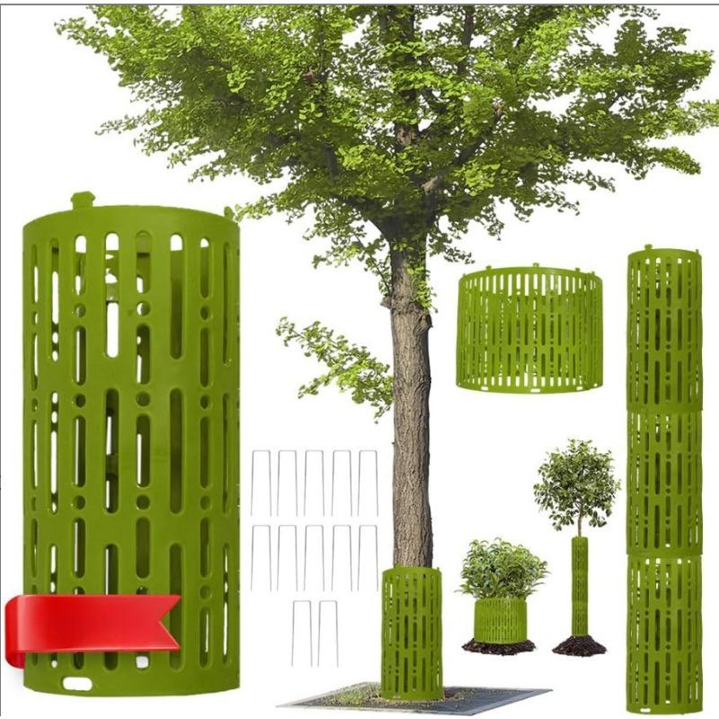 Tree Bark Protective Cover Simulated Tree Protective Cover Multiple Colors Available Solid Plastic Seedling Shells
