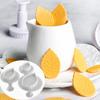 3pcs/set Rose Leaf Cookies Mold DIY Cake Cookie Mold Stamp Leaves Shape Plastic Cookie Cutter DIY Icing Cake Tools