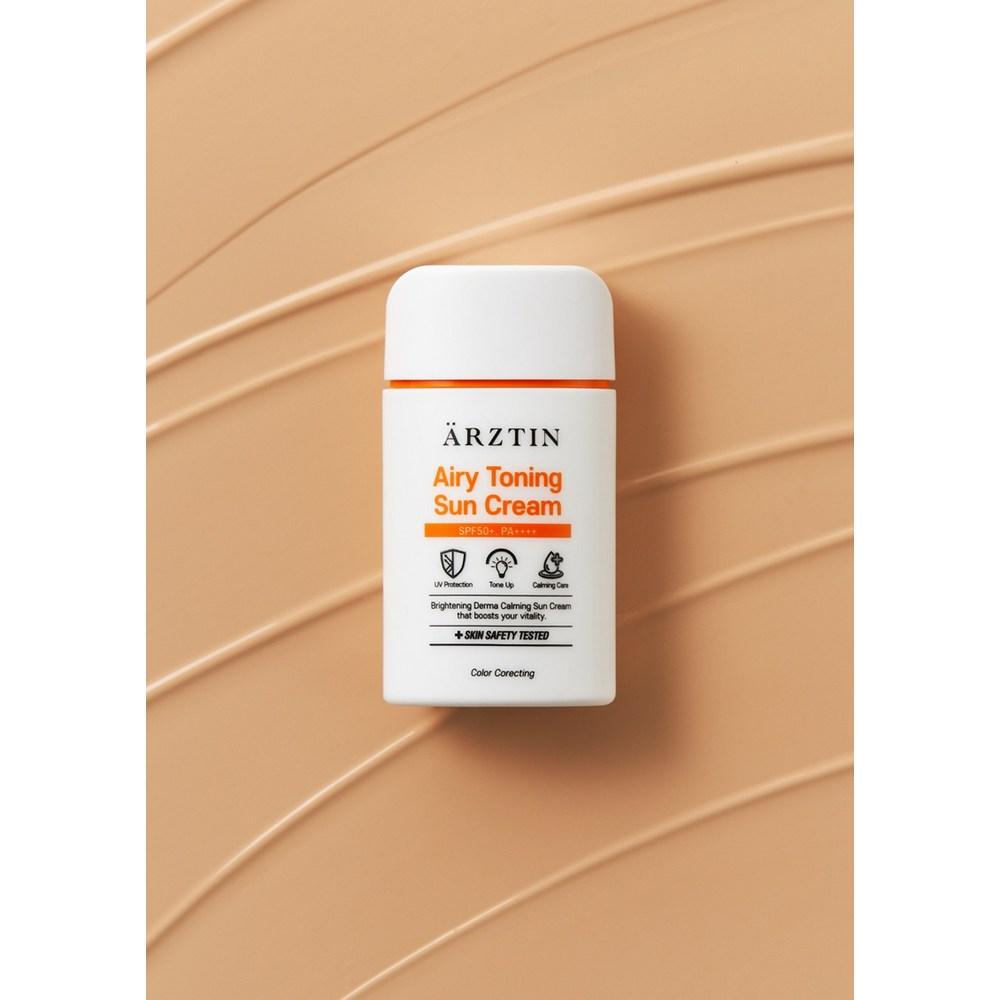 Erztin Airy Toning Sun Cream SPA50+ PA++++, 60ml, 2 Units