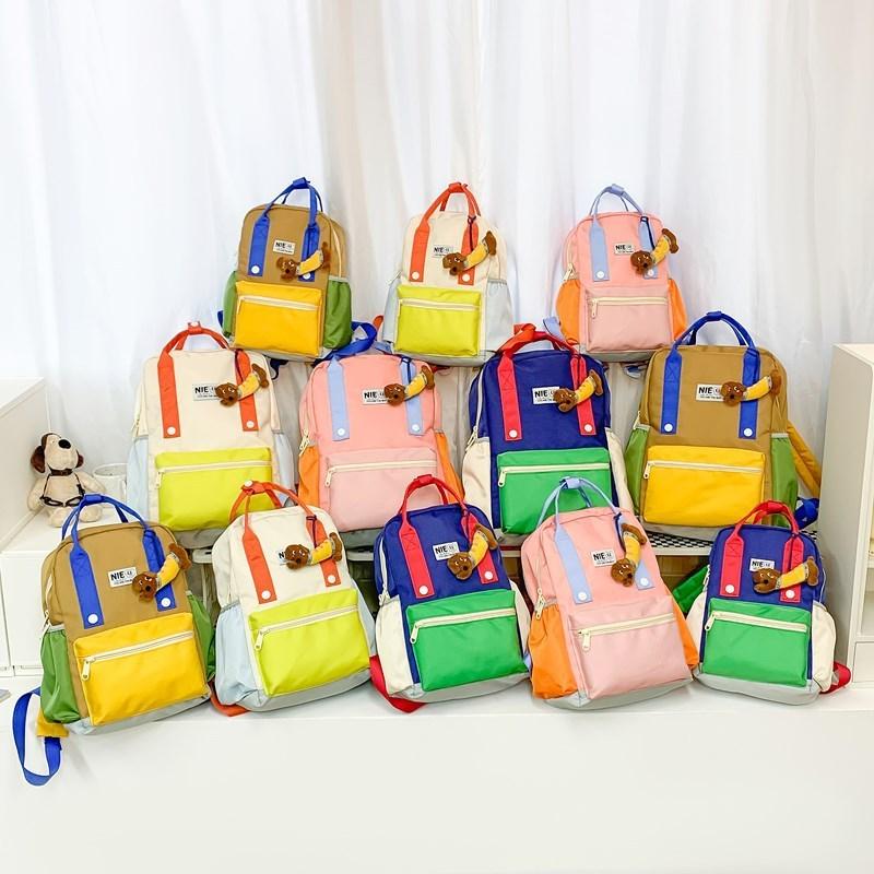 Toddler School Bag With Cartoon Print And Comfortable Archshaped Shoulder Straps For Education