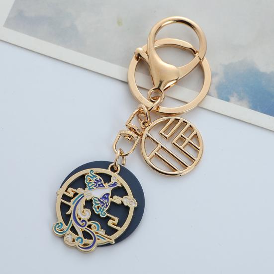 Брелок Китайский Дракон Новогодний полый кулон из нержавеющей стали Брелок Феникс Сумка с драконом Подвесной декор Зодиак