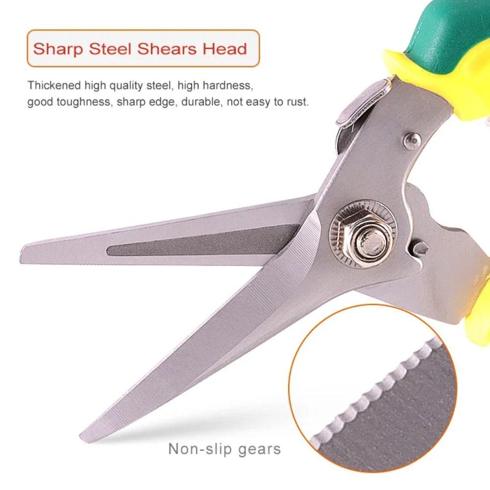 Ergonomic Handle Garden Pruner Safe Lock Horticulture Secateur Pruning Shears Florist Work