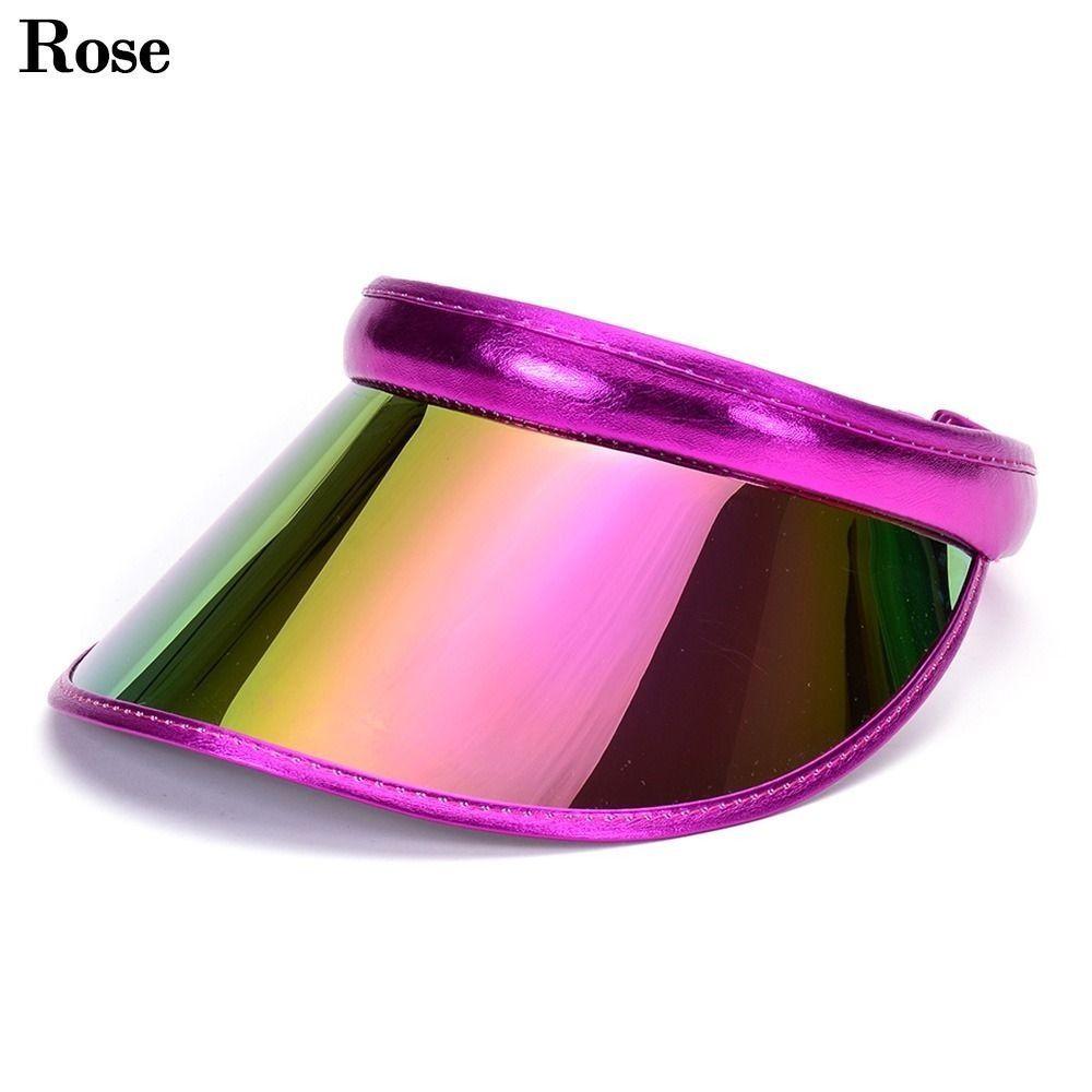 PVC Summer Baseball Hat Women Men Visor Caps New Bicycle Sun Hat Outdoor Sunshade