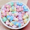 30Pcs New Cute Kawaii Cartoon Mixed Color Candy Heart Series Resin Scrapbook Diy Manicure Wedding Hairpin Accessories Craft A129