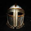 Ornate Silver and Gold  with Collectible Greek Warrior  Decorative Knight's Knight  -Halloween Costume