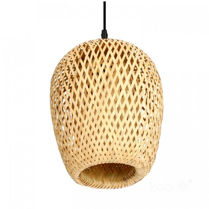 Boho bamboo hanging lamp 24cm 1xE27