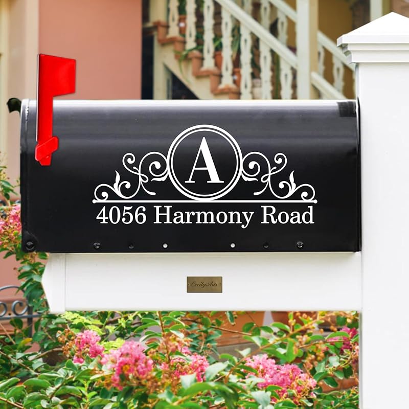 Индивидуальный номер почтового ящика, светоотражающие современные номера почтовых ящиков для улицы, виниловая наклейка с адресом улицы, самоклеящиеся номера, индивидуальный выбор цветов