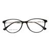 New Light Wine Red Small Oval Frame Glasses With Myopic Glasses Option Customized Degree Glasses Frame 0~-6.00