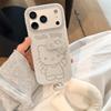 Чехол с блестками Hello Kitty в форме сердца для iPhone 17/16 Pro Max/15/14