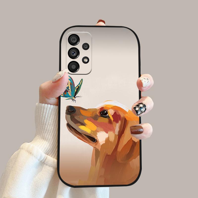 Для Samsung A73 A72 Чехлы Модный Мультяшный Принт Мягкий Силикон ТПУ Чехол для Телефона Для Samsung Galaxy A53 A33 Защитный Бампер Чехол