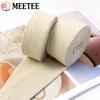 2/5/10M Meetee 10-50 мм Бежевая Хлопковая Лента 1,5 мм Толщины Холщовая Ленточка для Сумок Ремень Одежды DIY Швейная Лента Аксессуары