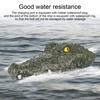 2.4GHz Remote Control Crocodile Head 4 Ways Summer Outdoor Pool Lake Pond RC Floating Crocodile Boat Educational Toy Toddlers Boys Girls Present
