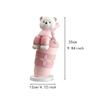 Animal Statue Resin Housewarming Gift Cartoon Collectible Cute Animal Sculpture for Bedroom Dining Table Entrance Cabinet Office