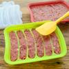 New 1Pcs Sausage Maker Silicone Mold DIY Hot Dog Handmade Ham Sausage Mould 6 In 1 Kitchen Making and Refrigerated Hot Dog Tool
