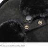 Insulated Winter Trapper Hat Thermal Earflap Flat Top Windproof Mens Cap Lei Feng Cap  Cycling