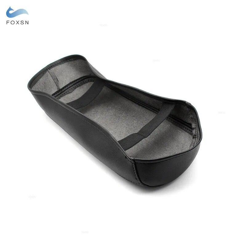 Soft Leather Armrest Cover For Toyota RAV4 2006 2007 2008 2009 2010 2011 2012 Car Center Control Armrest Box Cover Trim Black