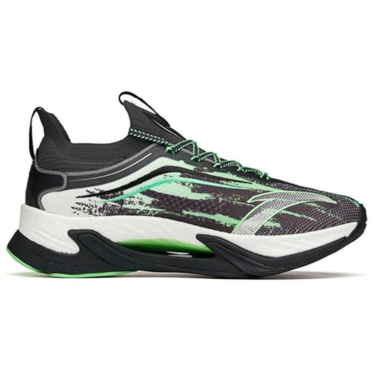 Anta Keep Moving Pro Беговые кроссовки 'Черный Зеленый' Мужские 112145596-6
