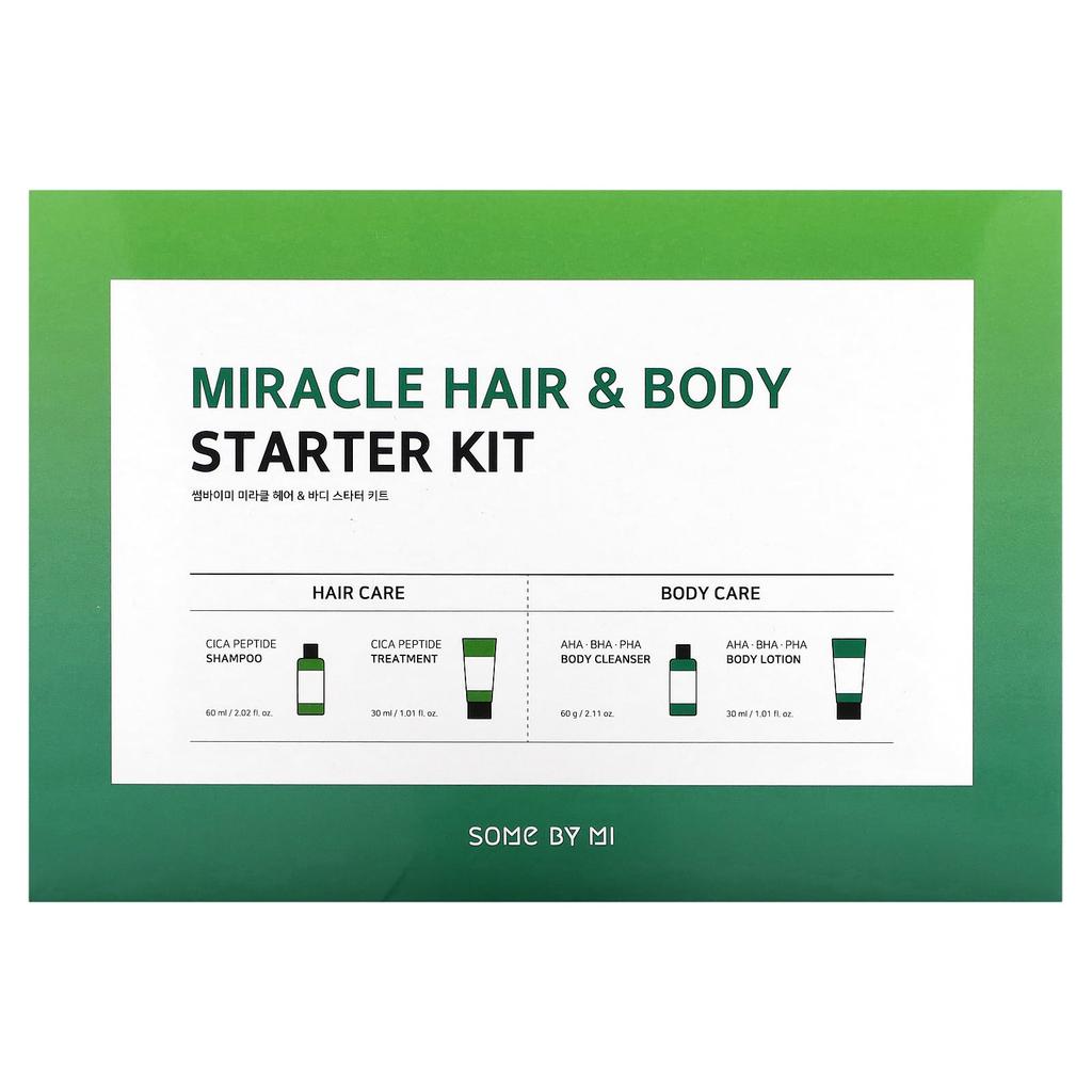 SOME BY MI Miracle Hair & Body Starter Kit, 4-piece Kit