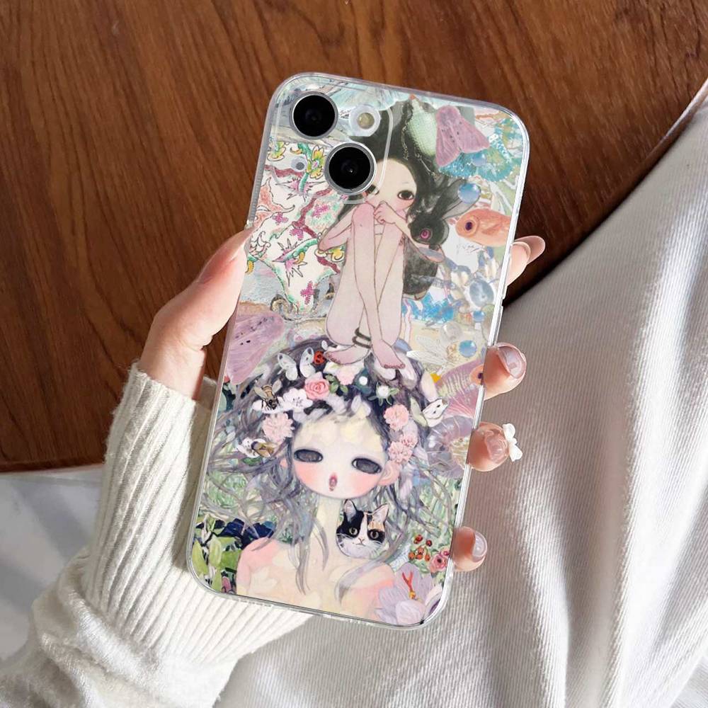 Чехол для телефона с картинами Аи Такано Для iPhone 17 15 14 13 11 12 16 Pro Max Plus Mini Прозрачный Силиконовый Мягкий Funda