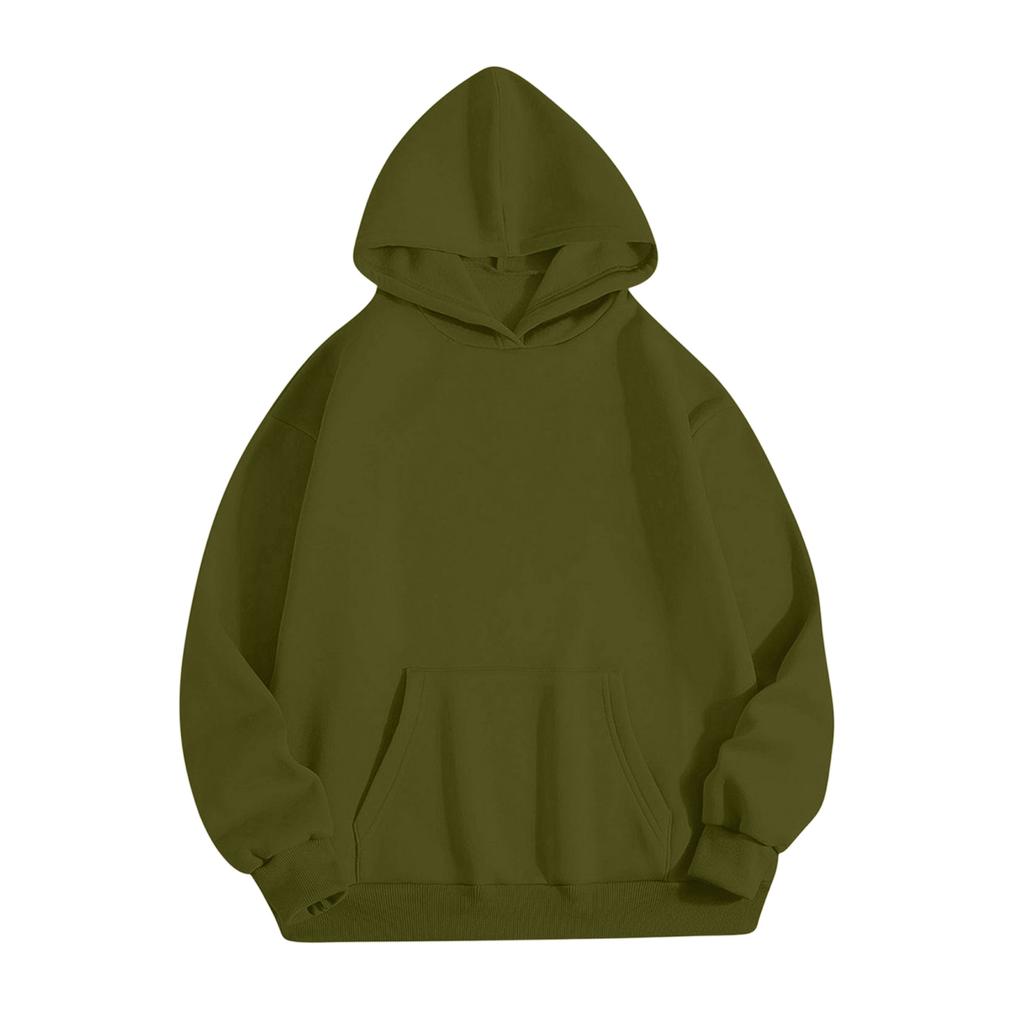 Женский модный худи свободного кроя с капюшоном и карманами и комплект брюк на флисовой подкладке