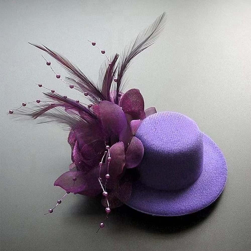 Mesh Mini Fascinator Hair Clip Exquisite Hair Accessories for Girls Children's Day