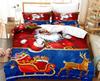 Christmas Quilt Cover Bedding Set Duvet Comforter Pillow Case Twin Queen King Double Full Single 3Pcs Bedroom Decor Women Gift