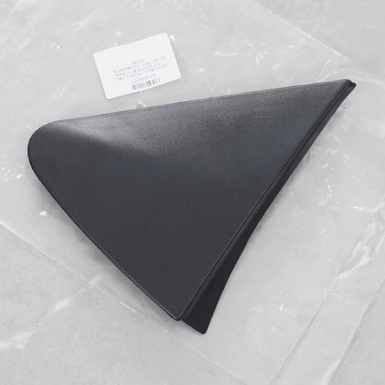 Black Left Front Side Mirror Corner Triangle Cover For 08 Toyota Yaris Hatchback