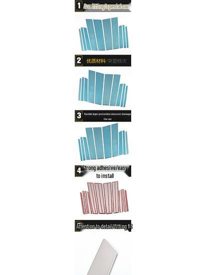 08-14 X6 Stainless Steel Anti-Scratch Window Trim Accessories