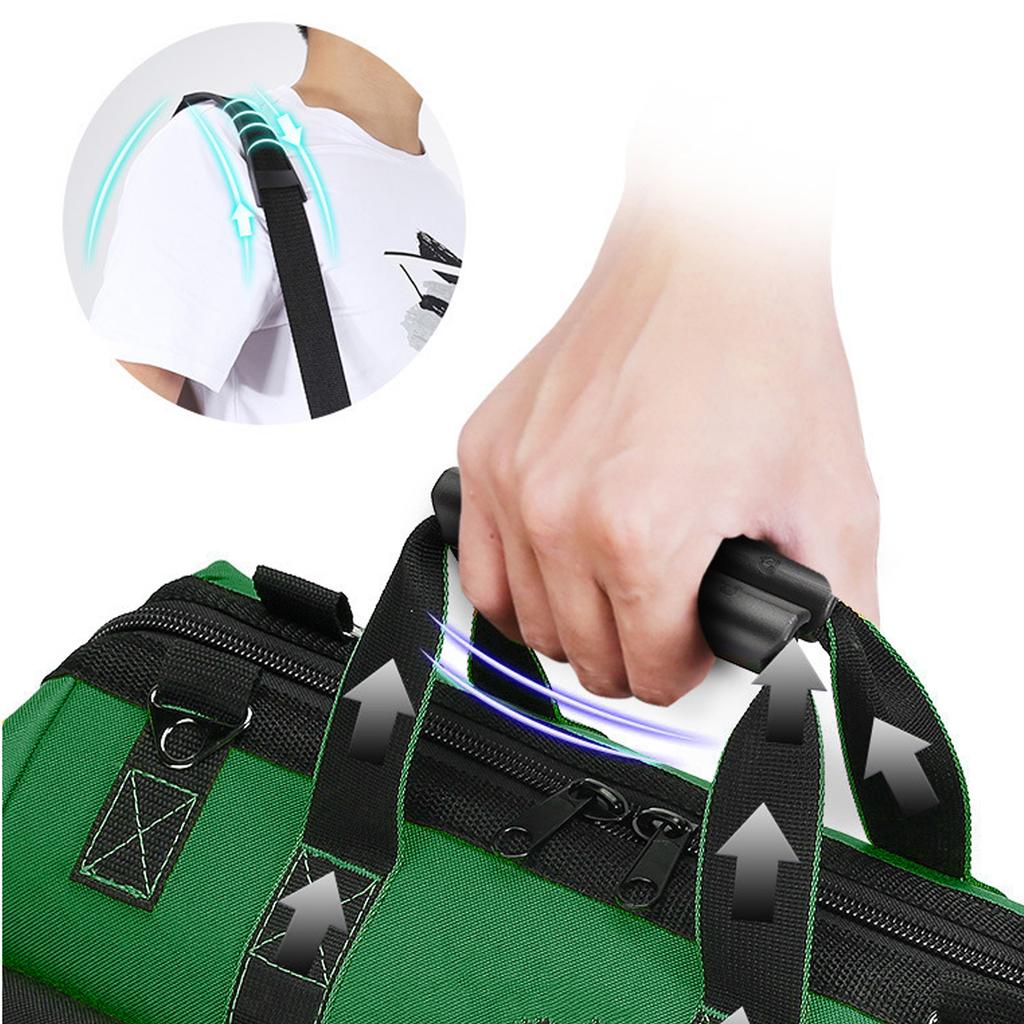 13/17/19inch Oxford Cloth Tool Bag Maintenance Storage Bag for Easy Organization Transport Tool Workshops Homes Electrician