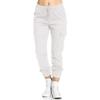 Women's Solid Color Casual Elastic Waist String Side Pocket Pencil Pants