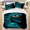 Cheshire Cat Blue Smoke Bedding 1 Duvet Cover 2 Pillowcase Without Core Bedding Set Duvet Cover And Pillowcase Christmas Birthday Gift