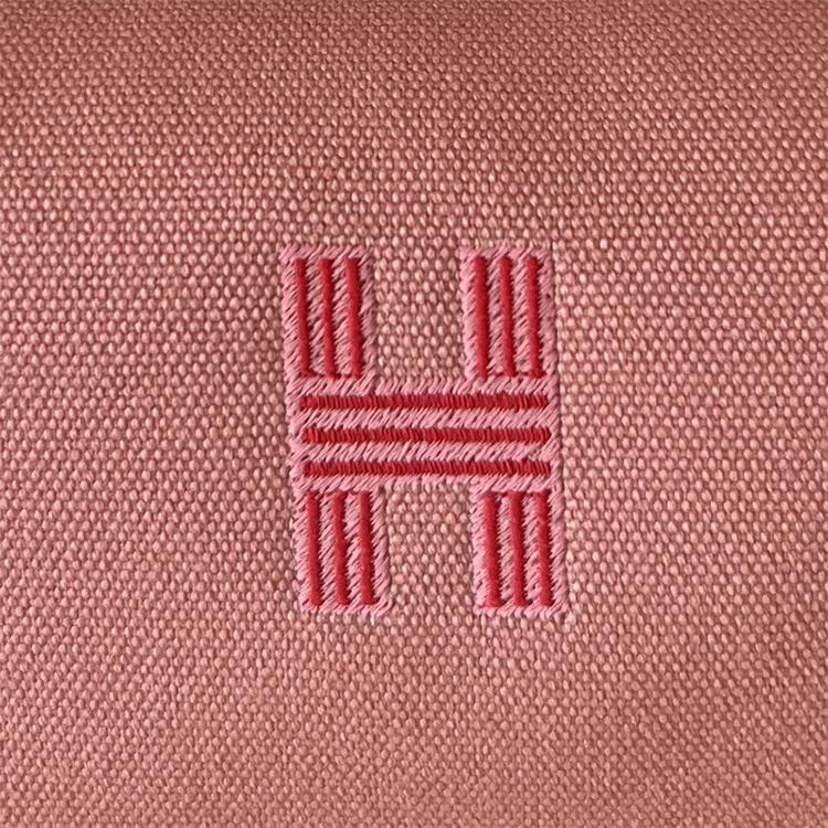 Hermes Сумка-тоут для хранения путешествий Bride-A-Brac из холста Женские сумки Гранат H103222M10