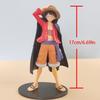 Bandai 15cm Integrated Luffy Hat Wearing Action Doll Statue Anime Character PVC Model Doll Series Toy Gift for Children