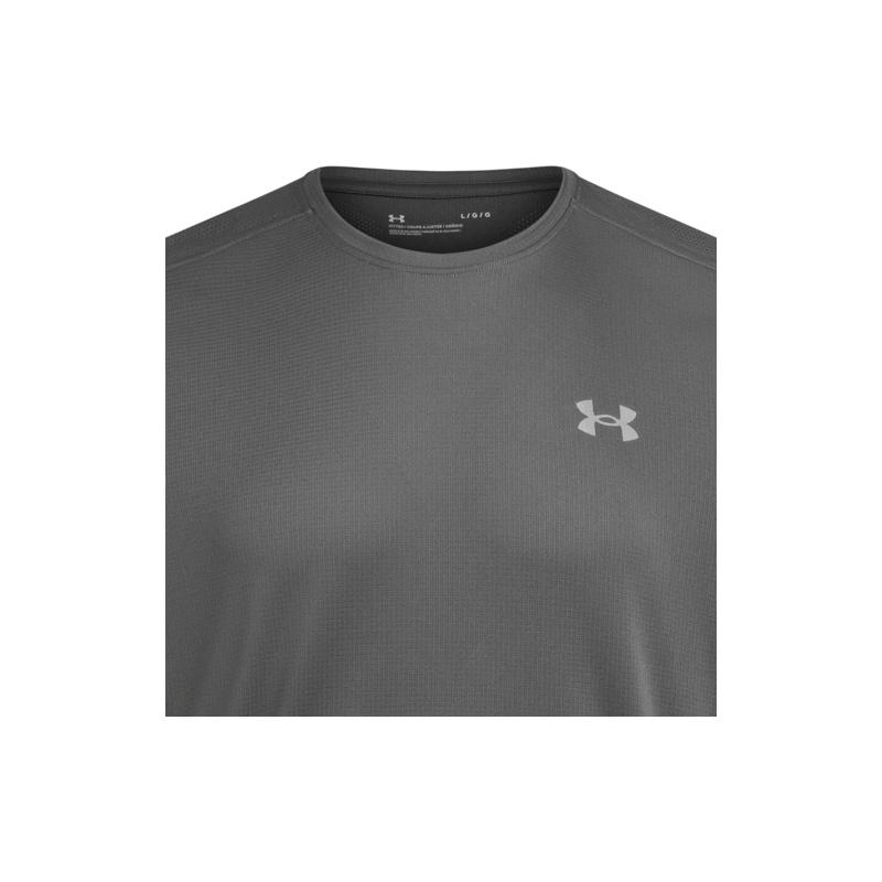 Under Armour Speed Stride 2.0 Short Sleeved T Shirts Men's Castle Rock Gray 1369743-025