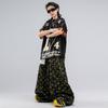 Kids Hip Hop Dance Pants Camo Print Loose Fit Streetwear Boys Girls Stage Performance