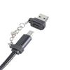 Двойная USB-линия питания CREATE 5 В, короткий шнур 20 см, постоянный ток, разъемы, силовые устройства, портативная зарядка