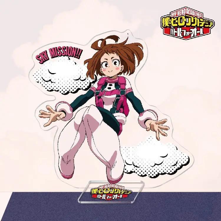 Anime My Hero Academia Acrylic Decorative Crafts Toy Midoriya Izuku Bakugo Katsuki Todoroki Shoto Collectible Figures Desktop Home Decoration